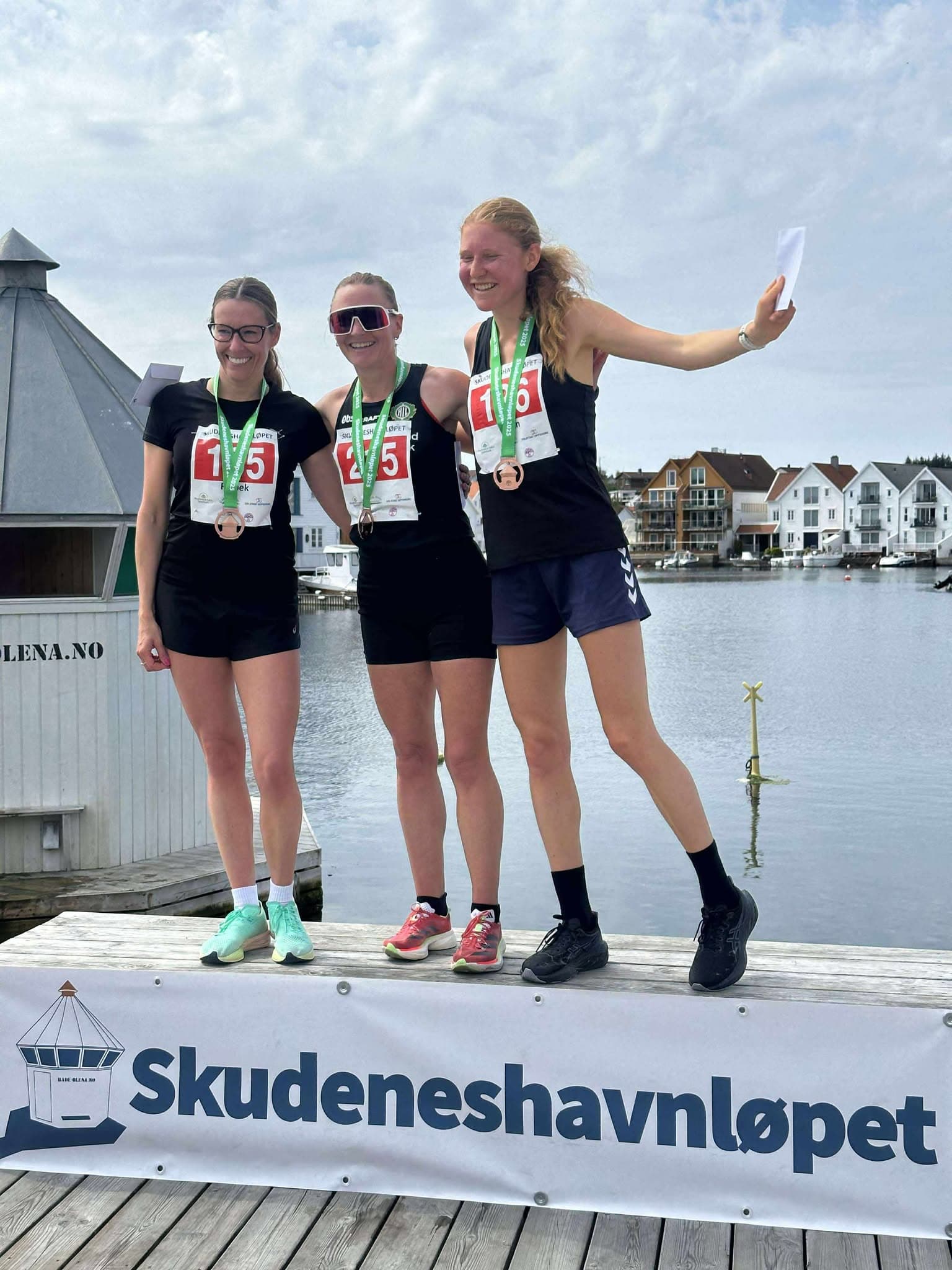 Premieutdeling på Bade-Olena etter løpet